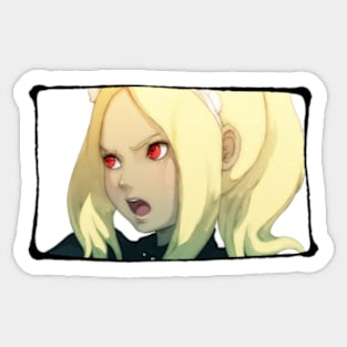 Gravity Rush - Kat Angry Maid Portrait Sticker